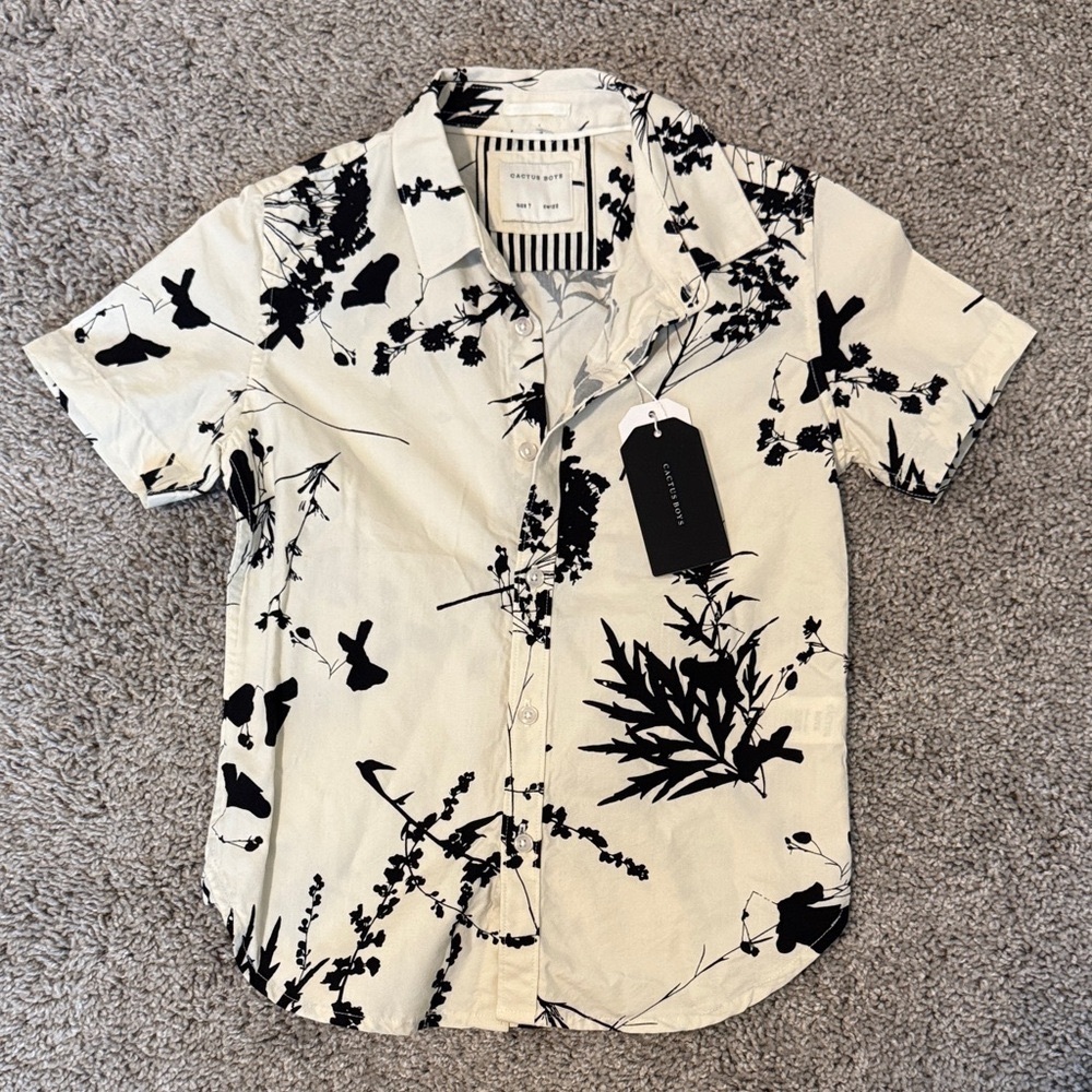 Cactus Boys Dress Shirt- Size 7